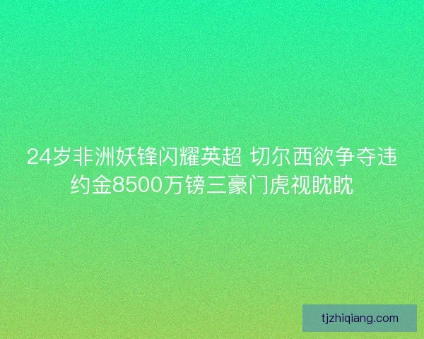 24岁非洲妖锋闪耀英超 切尔西欲争夺违约金8500万镑三豪门虎视眈眈